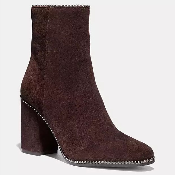 Coach Suede Size 7 Bootie - Picture 1 of 4